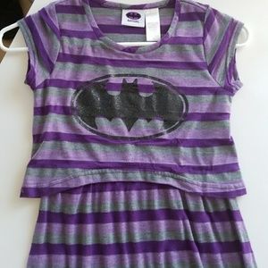 Girls stripped Batgirl dress
